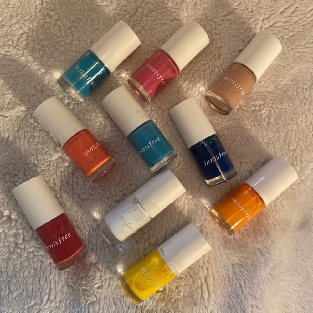 INNISFREE real color nail polish lot